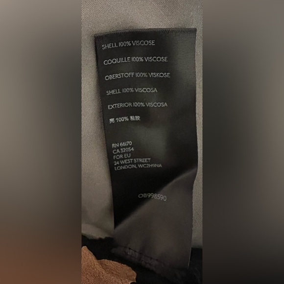 ANTHROPOLOGIE Loveland Wide-Leg Jumpsuit Women's Size US 4 Black Polka - Picture 7 of 7